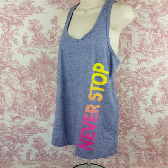 Danskin Now Tops - Danskin Now Tank Loose Fit Size Large  Racerback